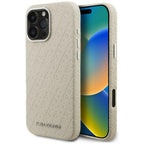 Karl Lagerfeld FW Stamped Karl MagSafe dėklas iPhone 16 Pro Max - Bežinis -- iPhone 16 Pro Max