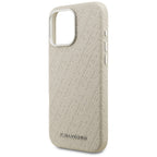 Karl Lagerfeld FW Stamped Karl MagSafe dėklas iPhone 16 Pro Max - Bežinis -- iPhone 16 Pro Max