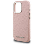 Karl Lagerfeld FW Stamped Karl MagSafe dėklas iPhone 16 Pro - Rožinis -- iPhone 16 Pro