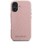 Karl Lagerfeld FW Stamped Karl MagSafe iPhone 16 dėklas - Rožinis -- iPhone 16