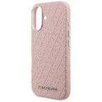 Karl Lagerfeld FW Stamped Karl MagSafe iPhone 16 dėklas - Rožinis -- iPhone 16