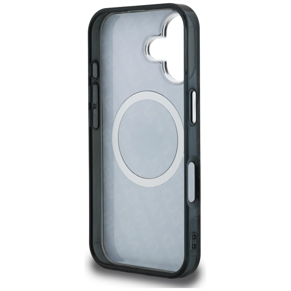 Karl Lagerfeld IML Choupette Head Logo MagSafe dėklas iPhone 16 - Juodas -- iPhone 16