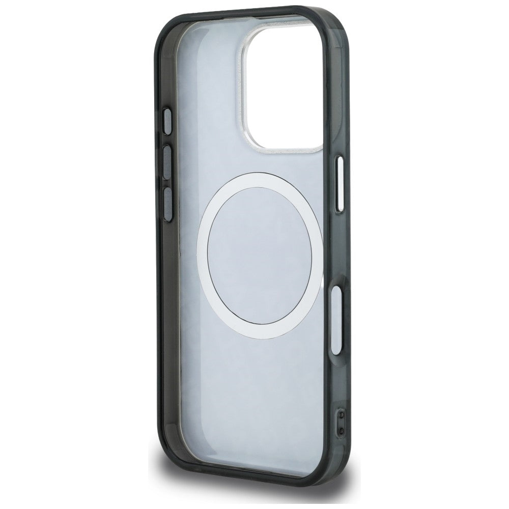 Karl Lagerfeld IML Choupette Head Logo MagSafe dėklas iPhone 16 Pro Max - Juodas -- iPhone 16 Pro Max