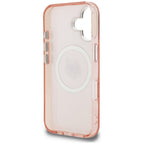 Karl Lagerfeld IML Choupette Head Logo MagSafe iPhone 16 dėklas - Rožinis -- iPhone 16