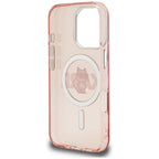 Karl Lagerfeld IML Choupette Sketch Logo MagSafe dėklas skirtas iPhone 16 Pro - Rožinis -- iPhone 16 Pro