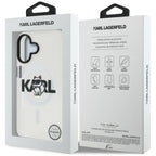 Karl Lagerfeld IML Choupette Sketch Logo MagSafe iPhone 16 dėklas - Skaidrus -- iPhone 16