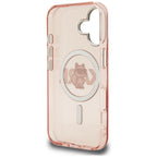 Karl Lagerfeld IML Choupette Sketch Logo MagSafe iPhone 16 dėklas - Rožinis -- iPhone 16