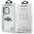 Karl Lagerfeld IML Karl Sketch Logo MagSafe dėklas iPhone 16 Pro - Skaidrus -- iPhone 16 Pro