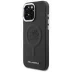 Karl Lagerfeld Embossed Ring Initials MagSafe dėklas Samsung Galaxy S26 - Juodas -- Samsung Galaxy S26