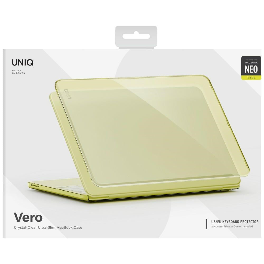 Uniq Vero dėklas MacBook Neo - Skaidri geltona -- Cell phone cases and covers