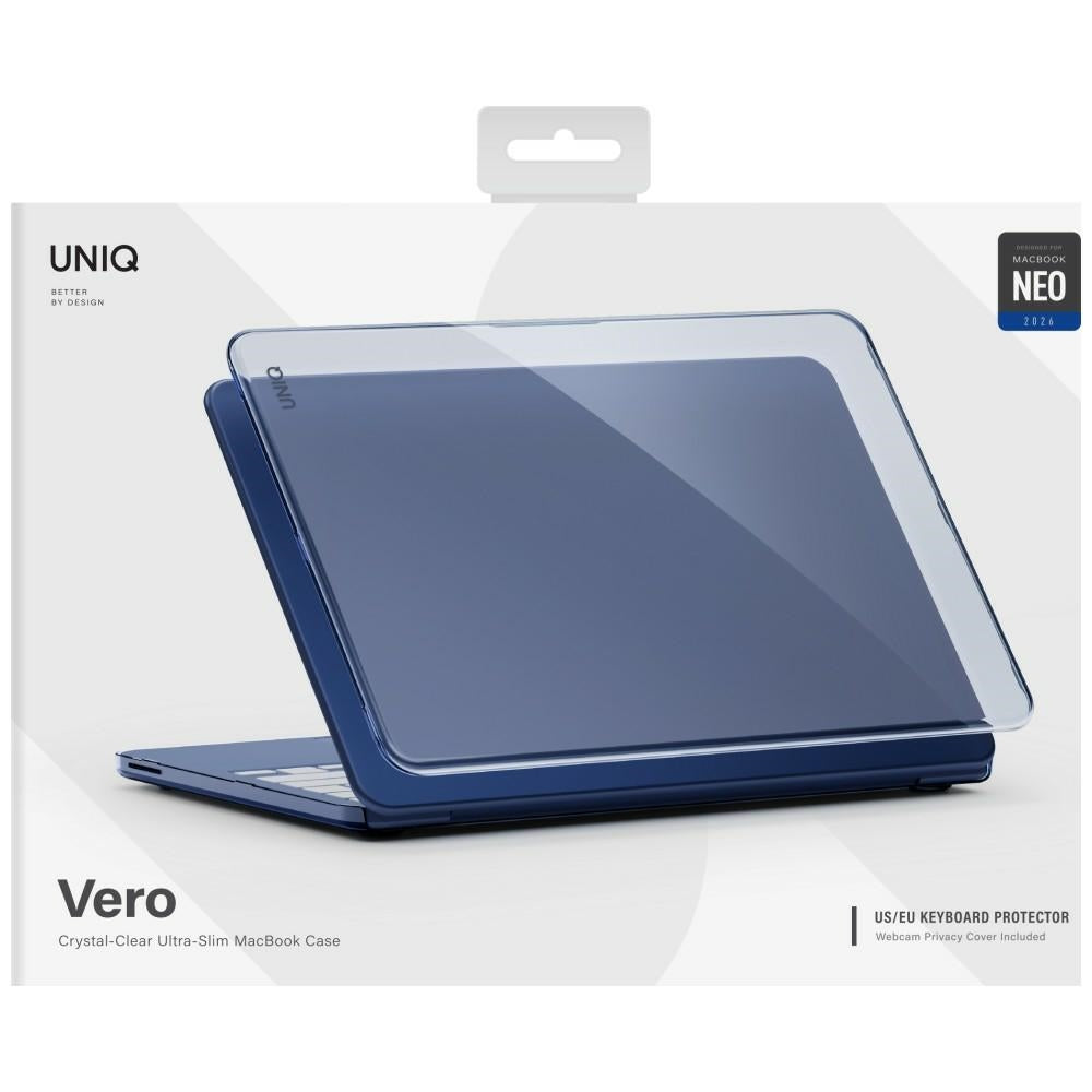Uniq Vero dėklas MacBook Neo - Pusiau skaidri tamsiai mėlyna -- Cell phone cases and covers