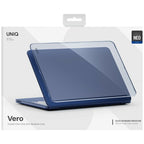 Uniq Vero dėklas MacBook Neo - Pusiau skaidri tamsiai mėlyna -- Cell phone cases and covers