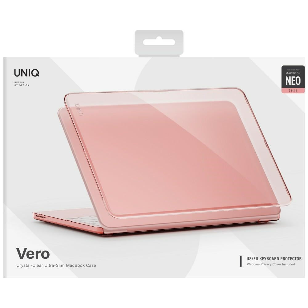 Uniq Vero dėklas MacBook Neo - Skaidri rožinė -- Cell phone cases and covers