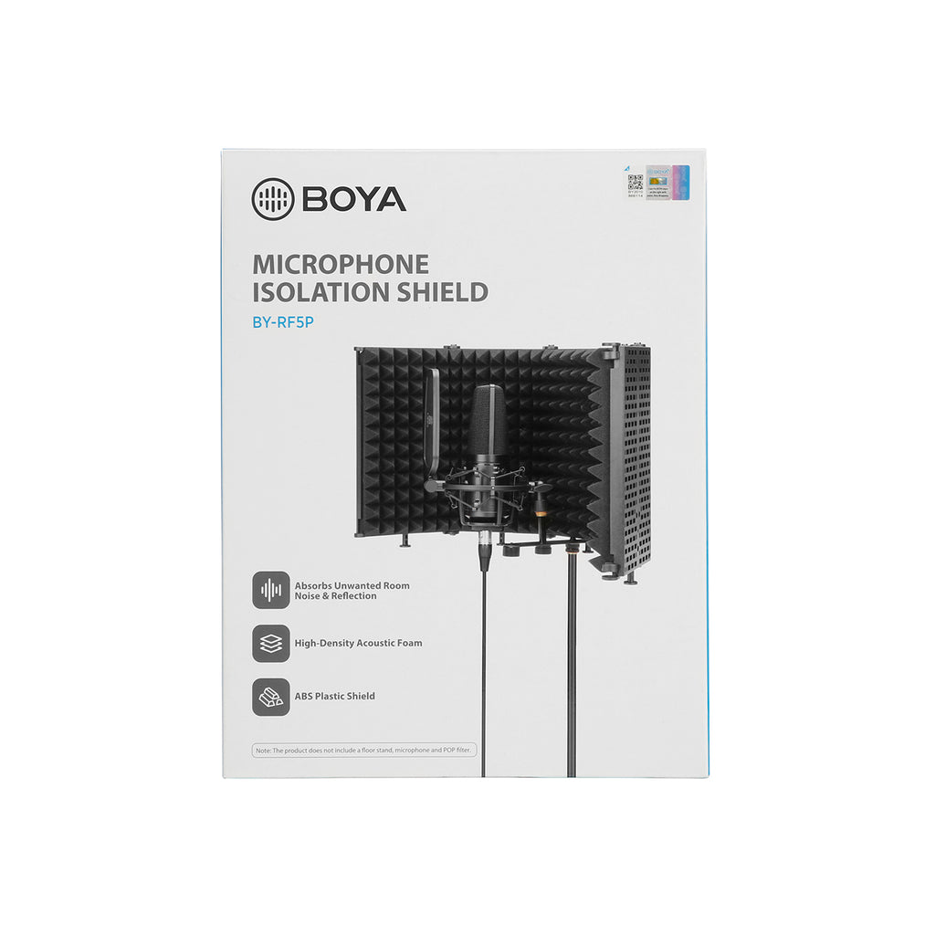 Akustinis ekranas BOYA BY-RF5P mikrofono - juodas -- Microphones