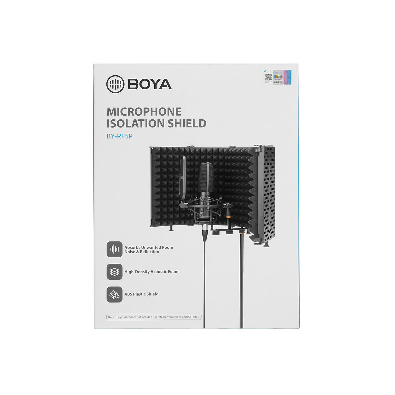 Akustinis ekranas BOYA BY-RF5P mikrofono - juodas -- Microphones