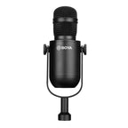 BOYA BY-DM500 kardioidinis XLR dinaminis mikrofonas podcast'ams - juodas -- Microphones