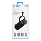 BOYA BY-DM500 kardioidinis XLR dinaminis mikrofonas podcast'ams - juodas -- Microphones