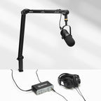 BOYA BY-DM500 kardioidinis XLR dinaminis mikrofonas podcast'ams - juodas -- Microphones