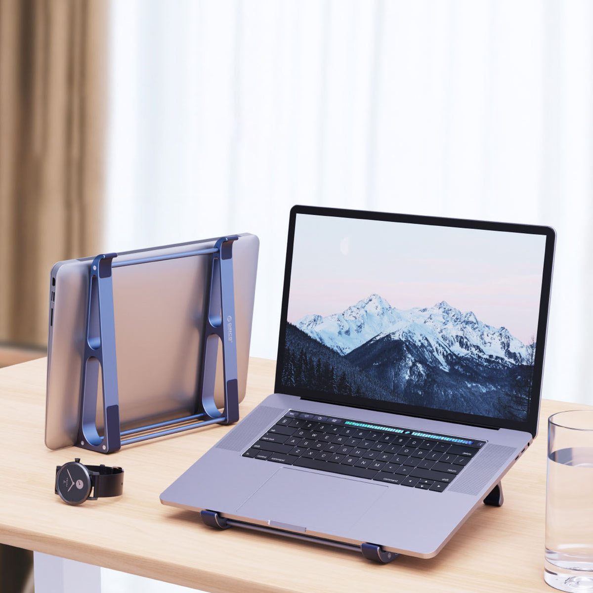 Stovas nesiojamajam kompiuteriui Orico MA15 15 coliu, sulankstomas - pilkas -- Laptop Stands