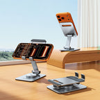 Stovas telefonui Orico PS2, sulankstomas, 360° pasukamas – sidabrinis -- Phone stands