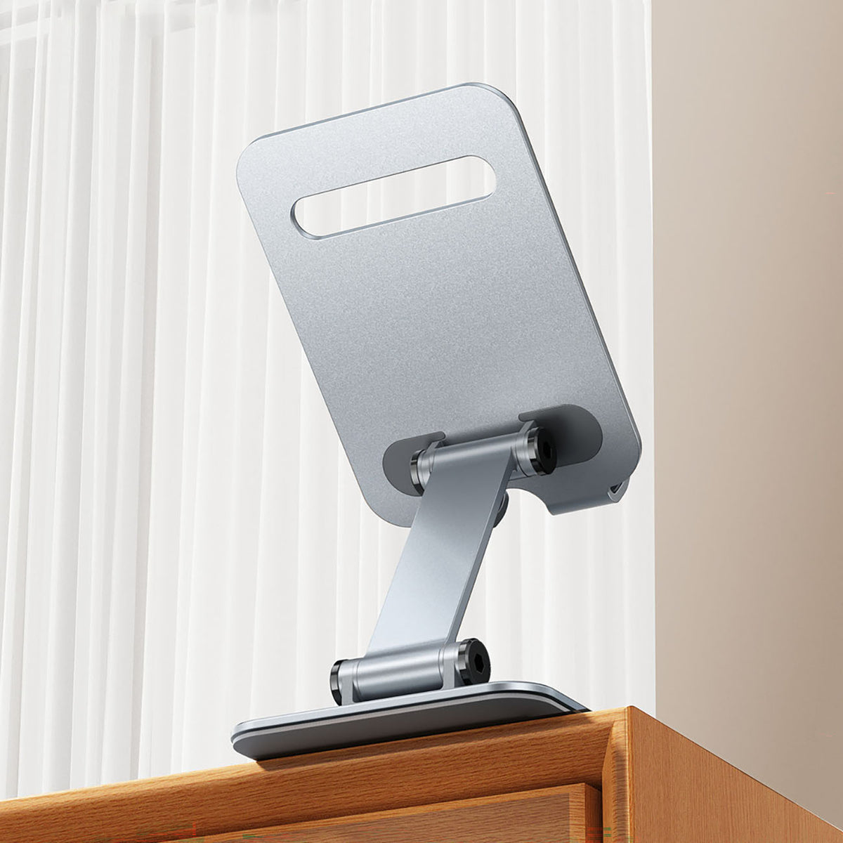 Stovas telefonui Orico PS2, sulankstomas, 360° pasukamas – sidabrinis -- Phone stands