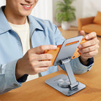 Stovas telefonui Orico PS2, sulankstomas, 360° pasukamas – sidabrinis -- Phone stands