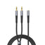Garso adapteris Orico AX1 mini jack 3,5 mm ausinių ir mikrofono skirstytuvas 0,5 m – juodas -- Audio Adapters