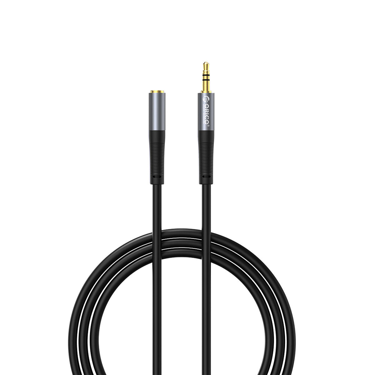 Kabelis Orico AXF mini jack 3,5 mm kištukas-lizdas garso ilgintuvas 2 m – juodas -- Audio Cables