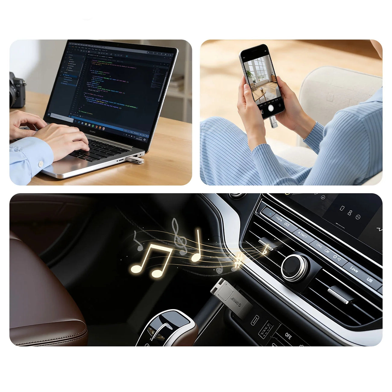 Orico U301 256 GB USB-A USB-C USB 3.2 Gen 1 Atmintinė - Sidabrinė -- Uncategorized
