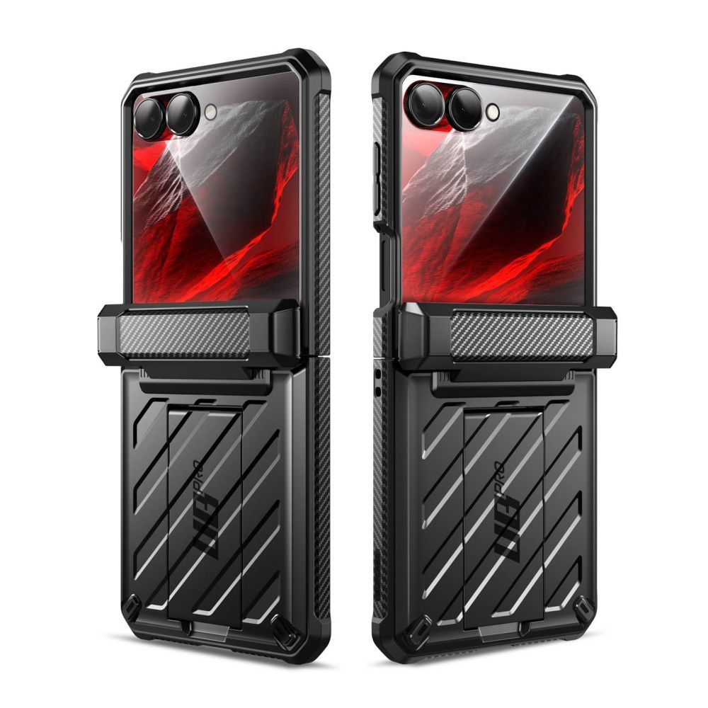 Supcase Unicorn Beetle Pro dėklas Samsung Galaxy Z Flip 8 – juoda -- Samsung Galaxy Z Flip 8