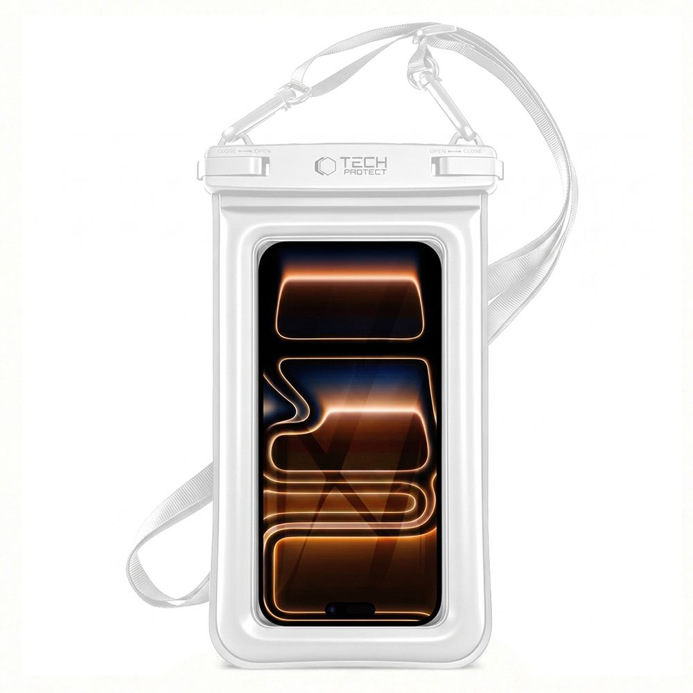 Tech-Protect UWC7 6,9" nepropusčias vandens dėklas – balta -- Cell phone cases and covers