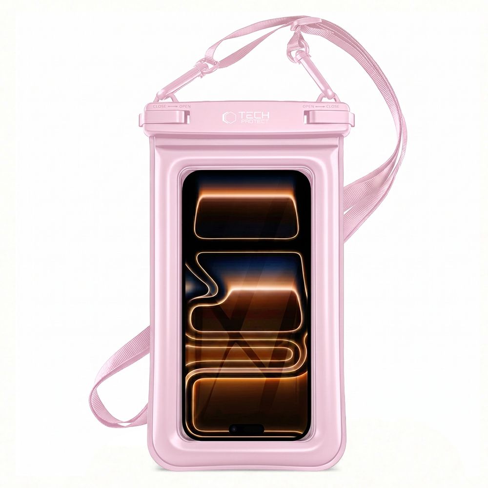 Tech-Protect UWC7 6,9" nepropusčias vandens dėklas – rožinė -- Cell phone cases and covers