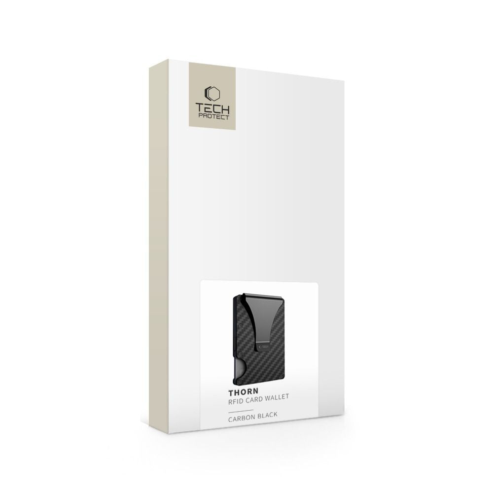 Tech-Protect Thorn RFID Anglies Piniginė - Juoda -- Uncategorized