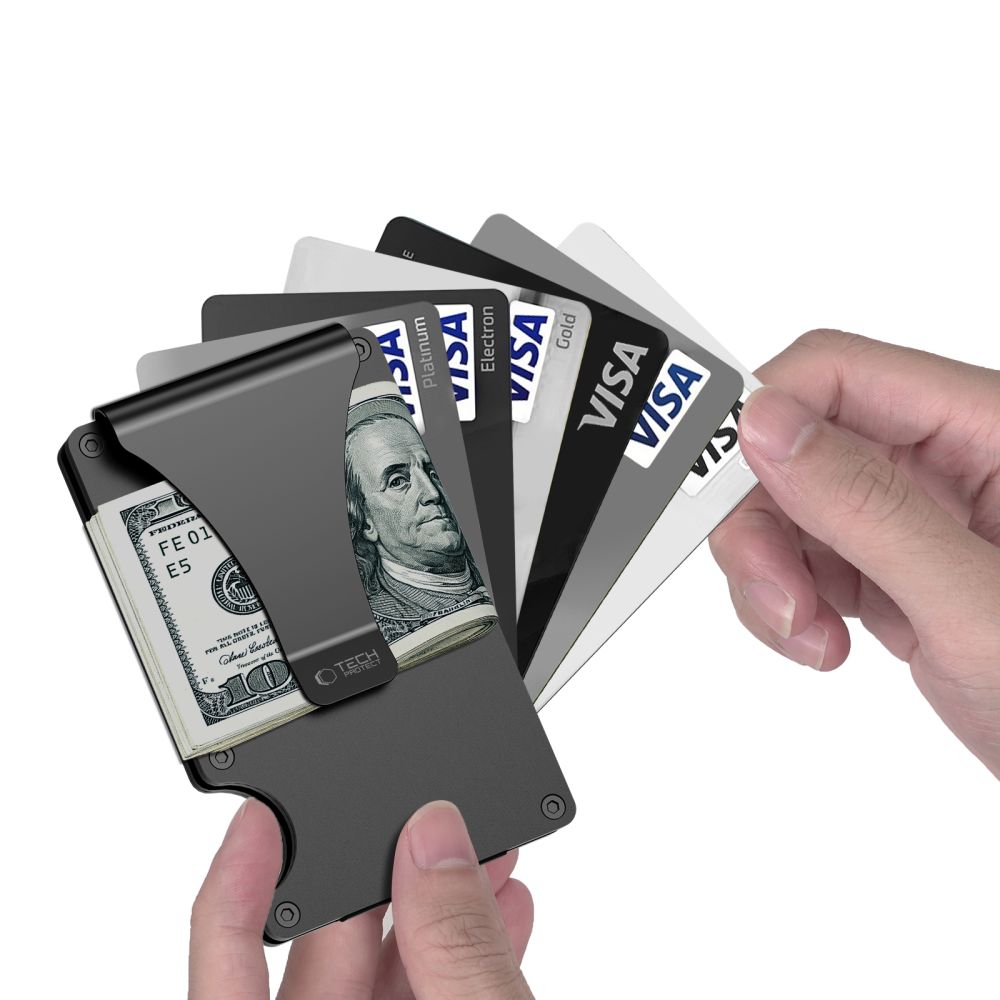 Tech-Protect Thorn RFID piniginė - Juoda -- Uncategorized