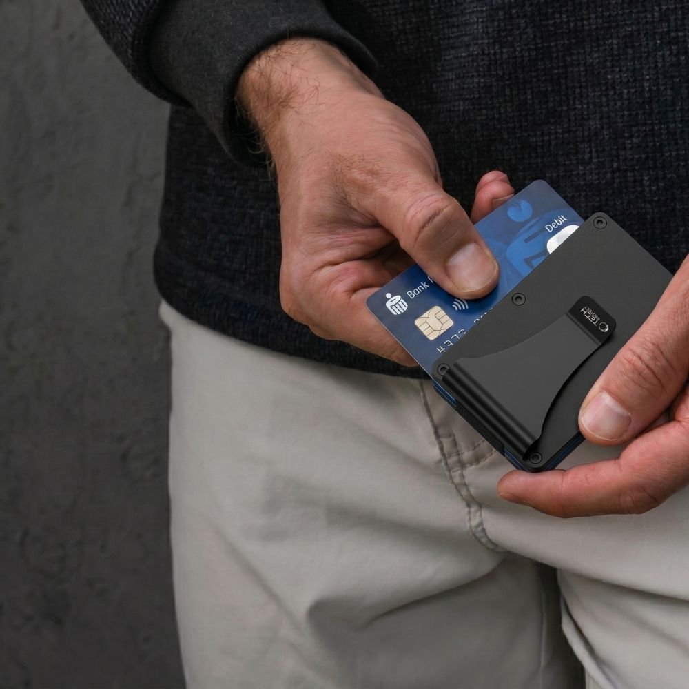 Tech-Protect Thorn RFID piniginė - Juoda -- Uncategorized