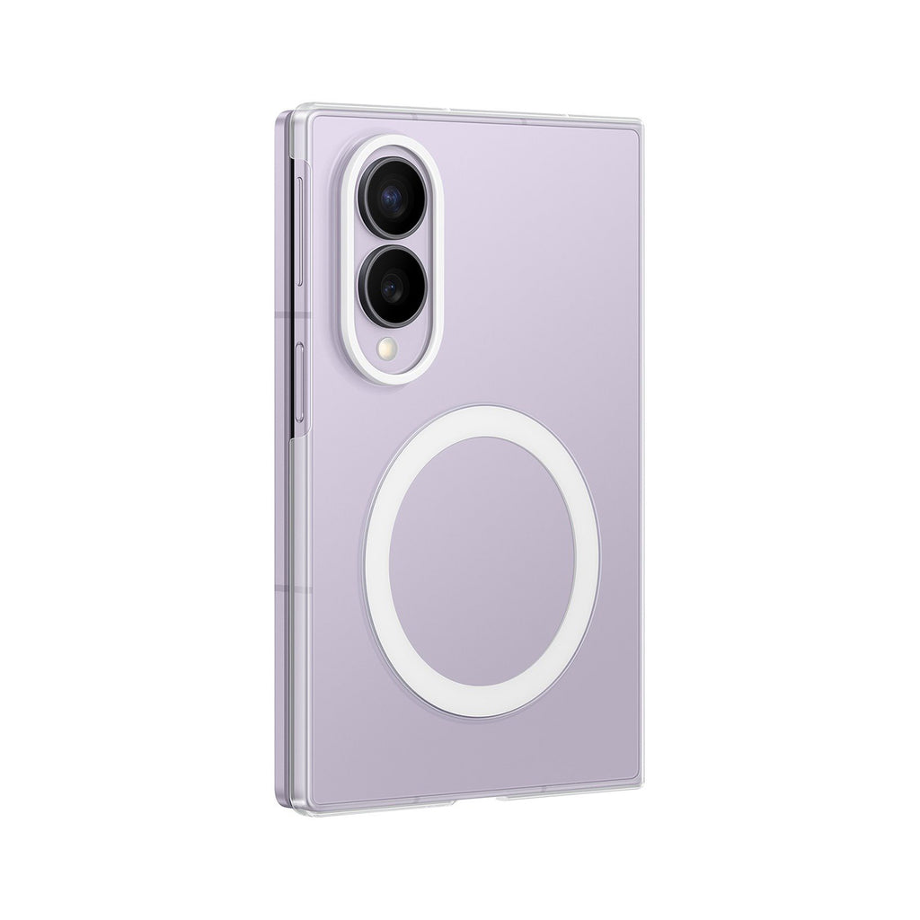 Samsung Clear Magnet Case Samsung Galaxy Z Fold 8 0.8 mm MagSafe suderinama + 2 vnt. anti-blizgesio plėvelė - skaidri --...
