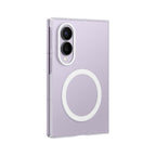 Samsung Clear Magnet Case Samsung Galaxy Z Fold 8 0.8 mm MagSafe suderinama + 2 vnt. anti-blizgesio plėvelė - skaidri --...