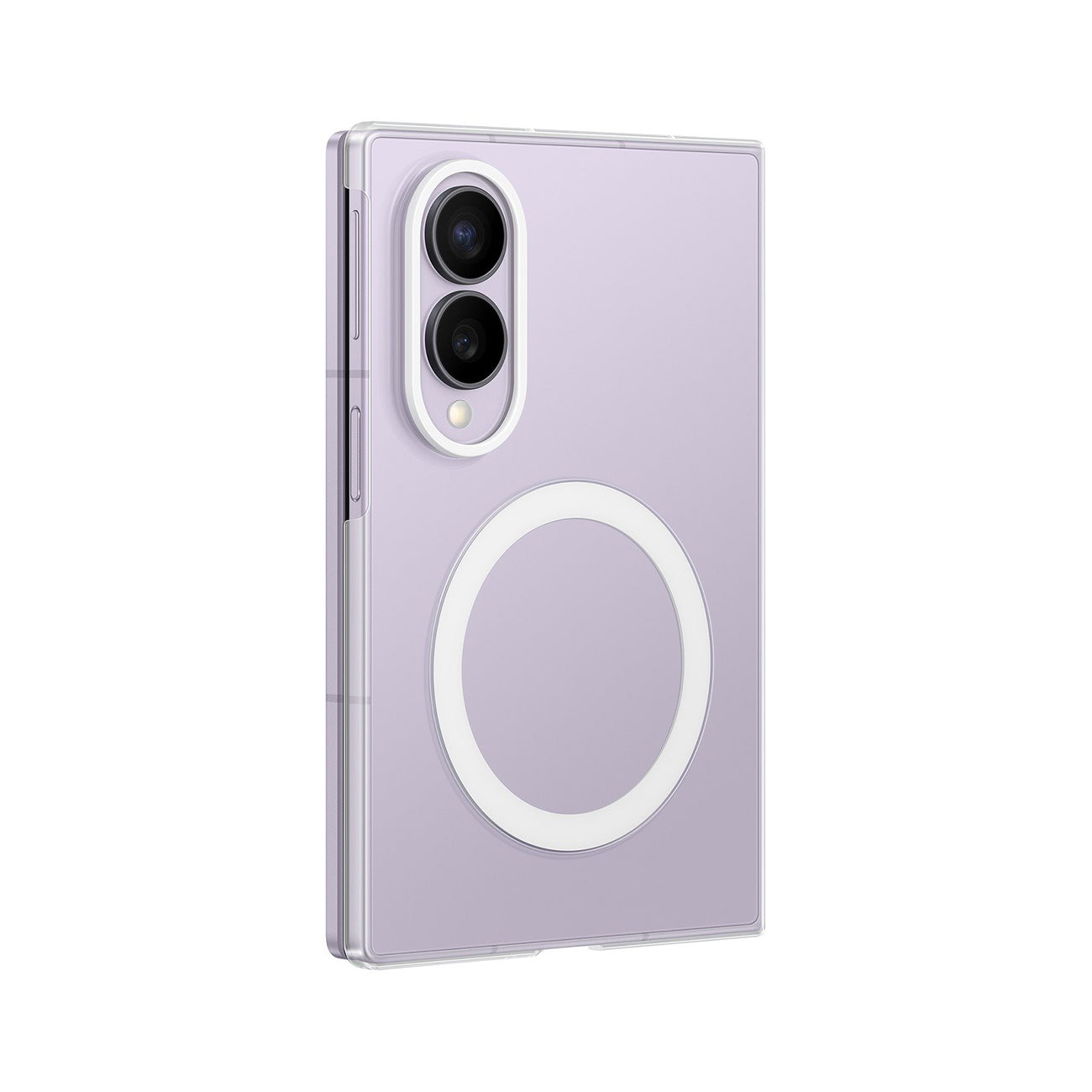 Samsung Clear Magnet Case Samsung Galaxy Z Fold 8 0.8 mm MagSafe suderinama + 2 vnt. anti-blizgesio plėvelė - skaidri --...
