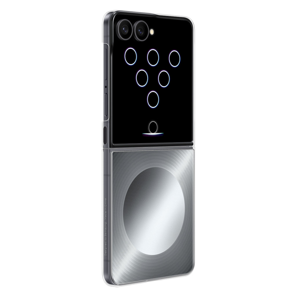 Samsung Flipsuit dėklas Samsung Galaxy Z Flip 8 su interaktyvia LED kortele - pilka -- Samsung Galaxy Z Flip 8
