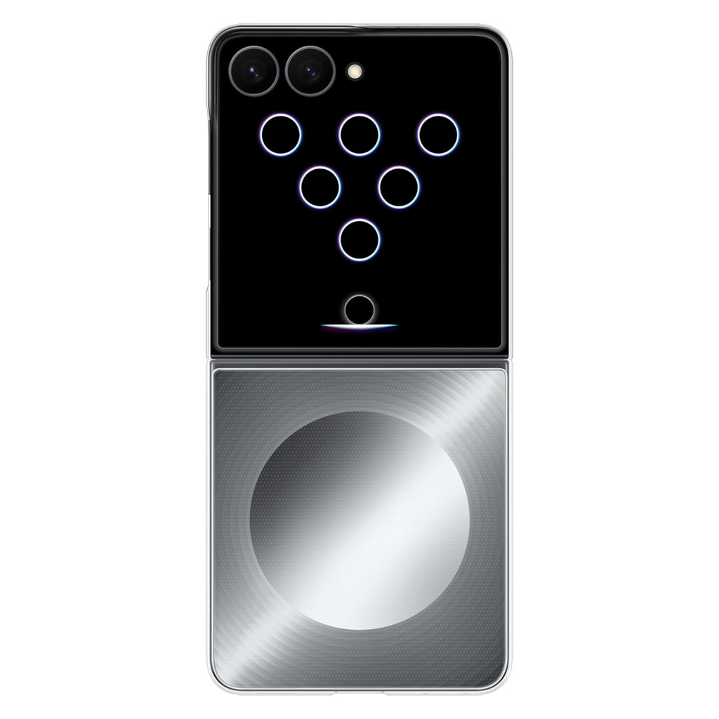 Samsung Flipsuit dėklas Samsung Galaxy Z Flip 8 su interaktyvia LED kortele - pilka -- Samsung Galaxy Z Flip 8