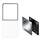 Samsung Flipsuit dėklas Samsung Galaxy Z Flip 8 su interaktyvia LED kortele - pilka -- Samsung Galaxy Z Flip 8