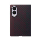 Samsung Carbon Magnet Case dėklas Samsung Galaxy Z Fold 8, suderinamas su MagSafe + 2 anti-atspindžio plėvelės - raudonas...