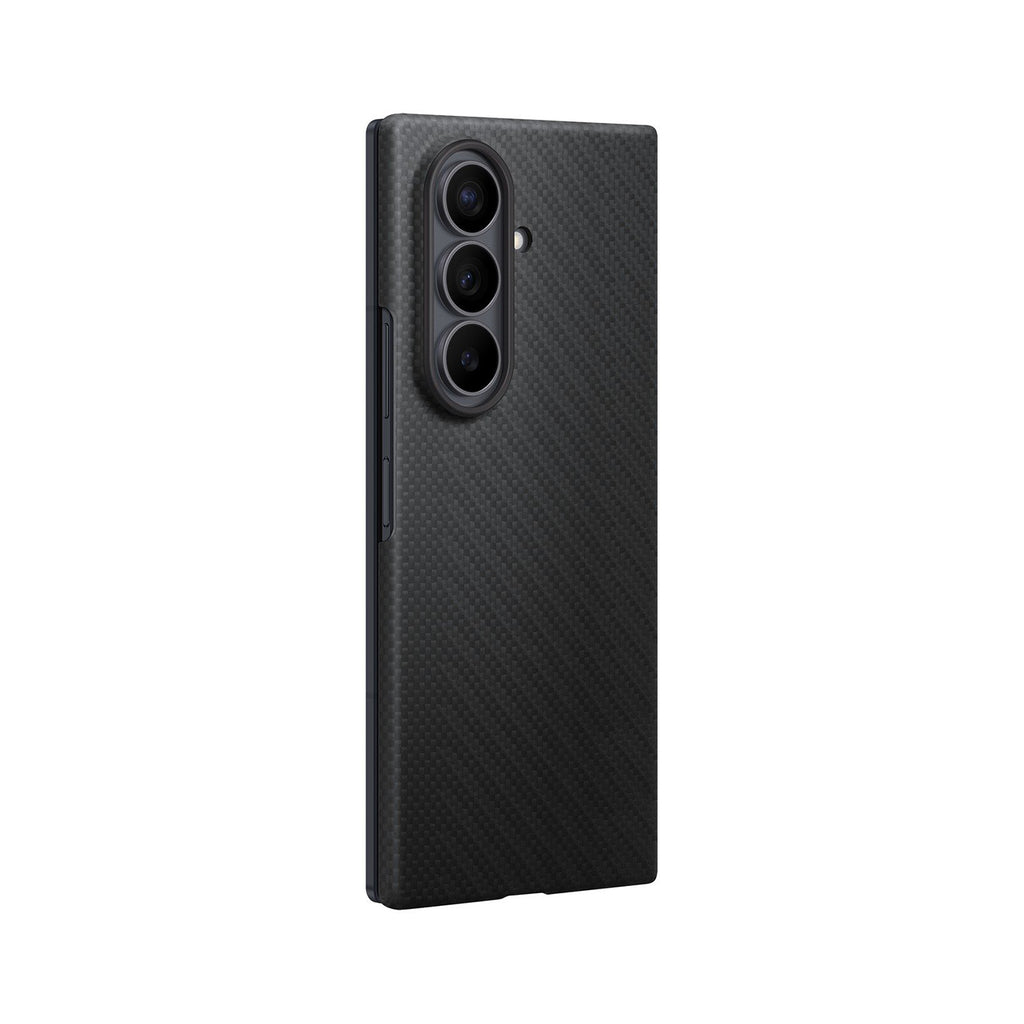 Samsung Carbon Magnet Case Samsung Galaxy Z Fold 8 Ultra, suderinama su MagSafe + 2 atsispindžiavimo plėvelės - juoda --...