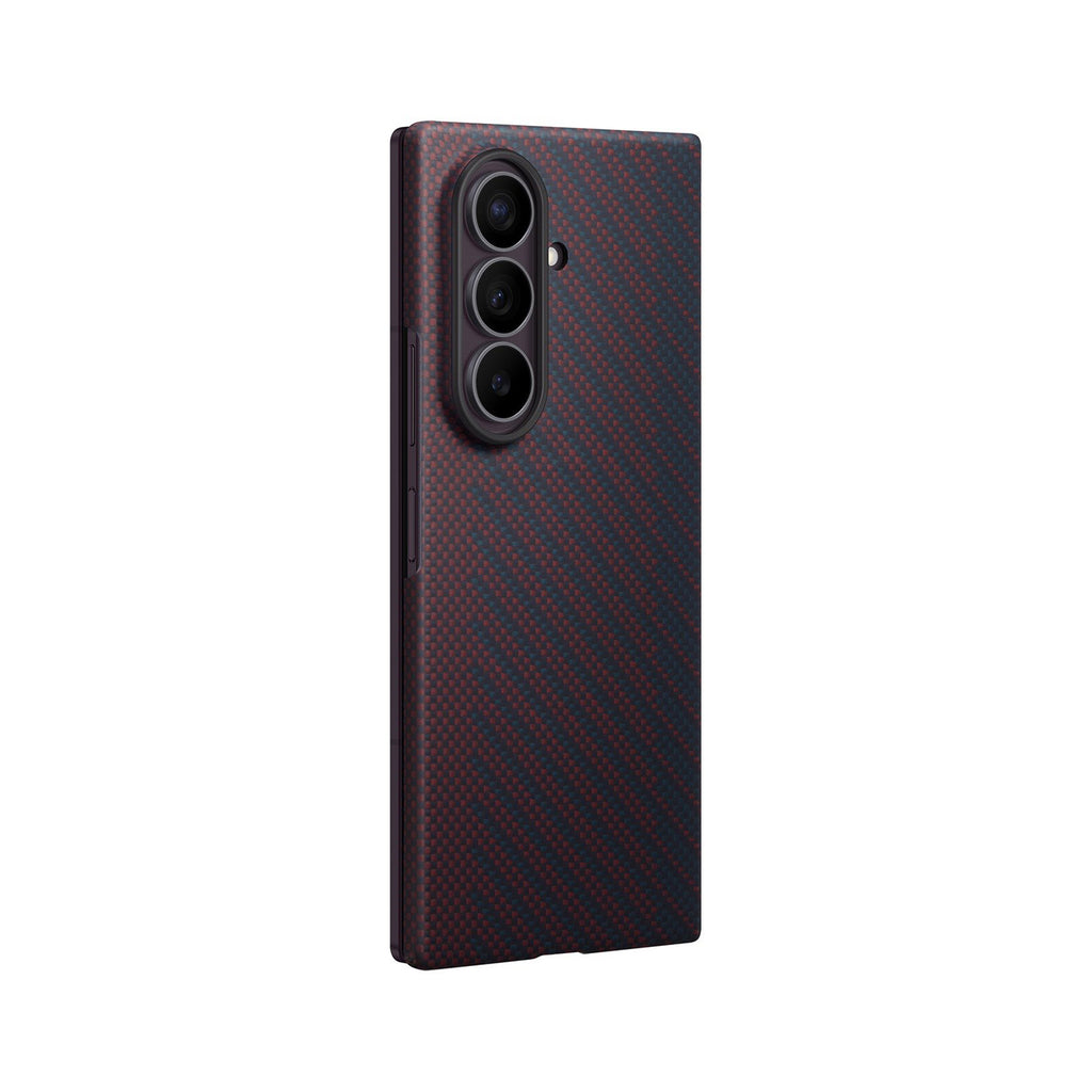 Samsung Carbon Magnet dėklas Samsung Galaxy Z Fold 8 Ultra, suderintas su MagSafe + 2 anti-atspindinio stiklo plėvelės -...