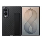 Samsung Carbon Standing Case EF-XF971SBE Samsung Galaxy Z Fold 8 su stovu + 2 antireflekcsinės plėvelės - juoda --...