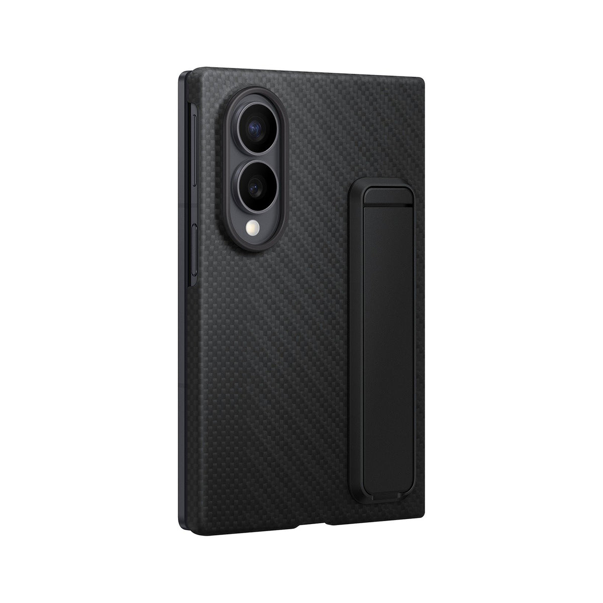 Samsung Carbon Standing Case EF-XF971SBE Samsung Galaxy Z Fold 8 su stovu + 2 antireflekcsinės plėvelės - juoda --...
