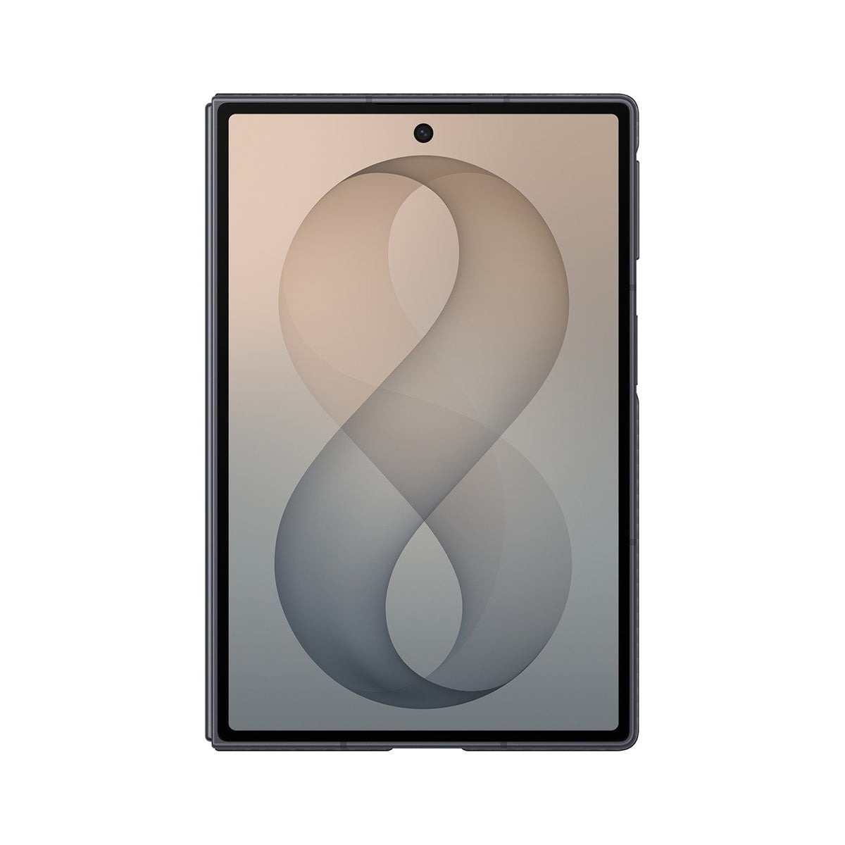 Samsung Carbon Standing Case EF-XF971SBE Samsung Galaxy Z Fold 8 su stovu + 2 antireflekcsinės plėvelės - juoda --...