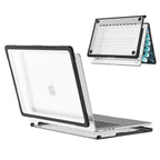 Tech-Protect Velar dėklas MacBook Air 15" 2023 / 2024 / 2025 / 2026 - Skaidrus juodas -- MacBook Air 15" 2023/2024/2025/2026