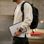 Tech-Protect Velar dėklas MacBook Air 15" 2023 / 2024 / 2025 / 2026 - Skaidrus juodas -- MacBook Air 15" 2023/2024/2025/2026
