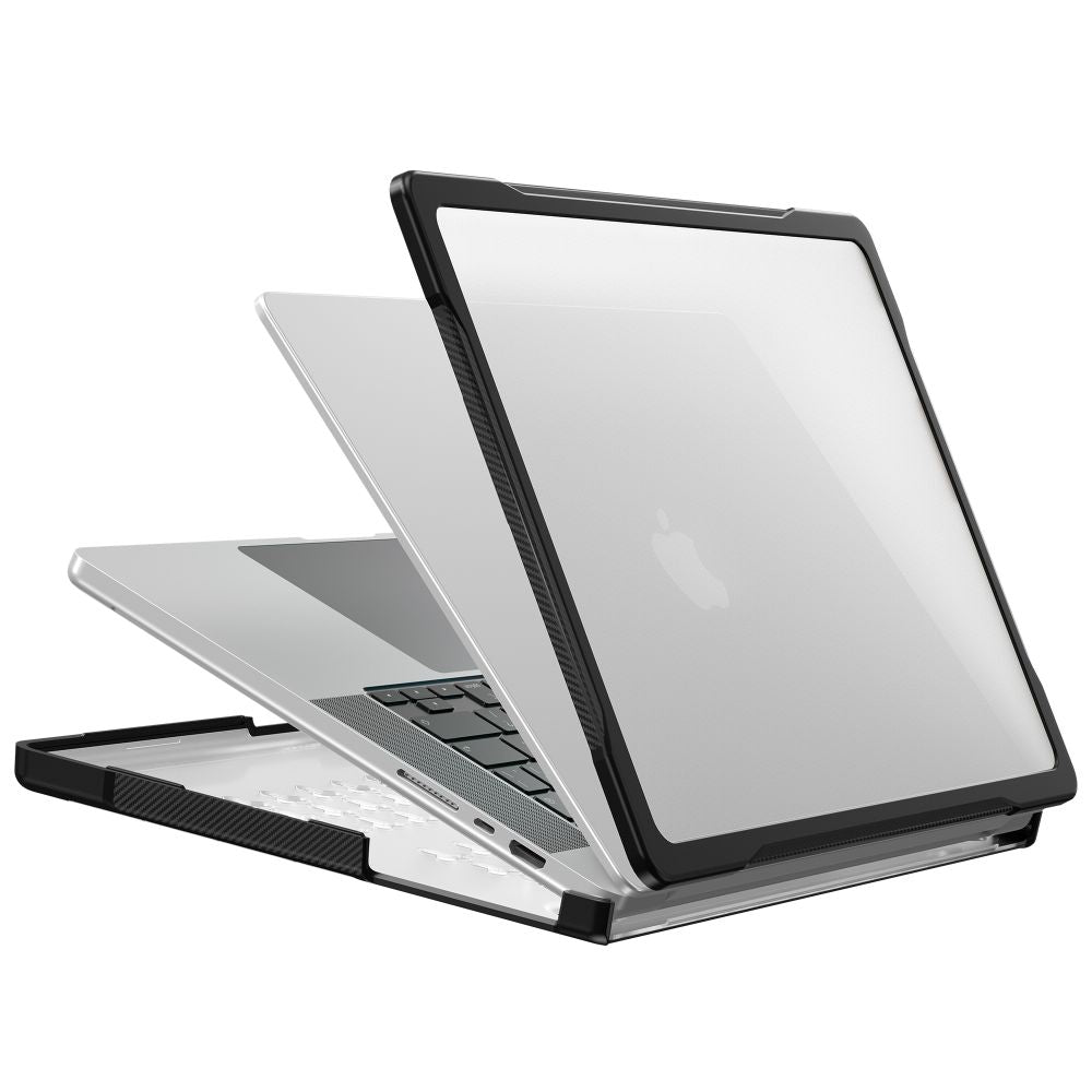 Tech-Protect Velar dėklas MacBook Pro 14" 2021 / 2023 / 2025 / 2026 - Skaidrus juodas -- MacBook Pro 14"...